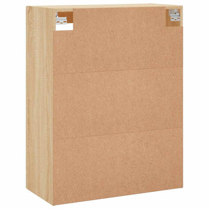 vidaXL Wall Mounted Cabinet Sonoma Oak 69.5x34x90 cm Engineered Wood
