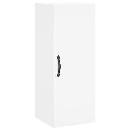 vidaXL Wall Mounted Cabinet White 34,5x34x90 cm Engineered Wood
