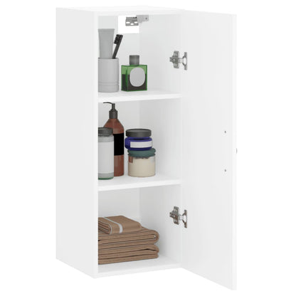 vidaXL Wall Mounted Cabinet White 34.5x34x90 cm Engineered Wood