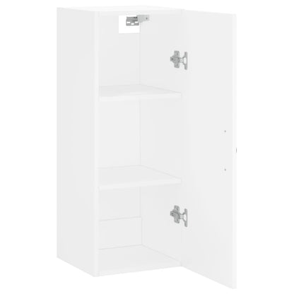 vidaXL Wall Mounted Cabinet White 34,5x34x90 cm Engineered Wood