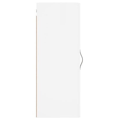 vidaXL Wall Mounted Cabinet White 34.5x34x90 cm Engineered Wood