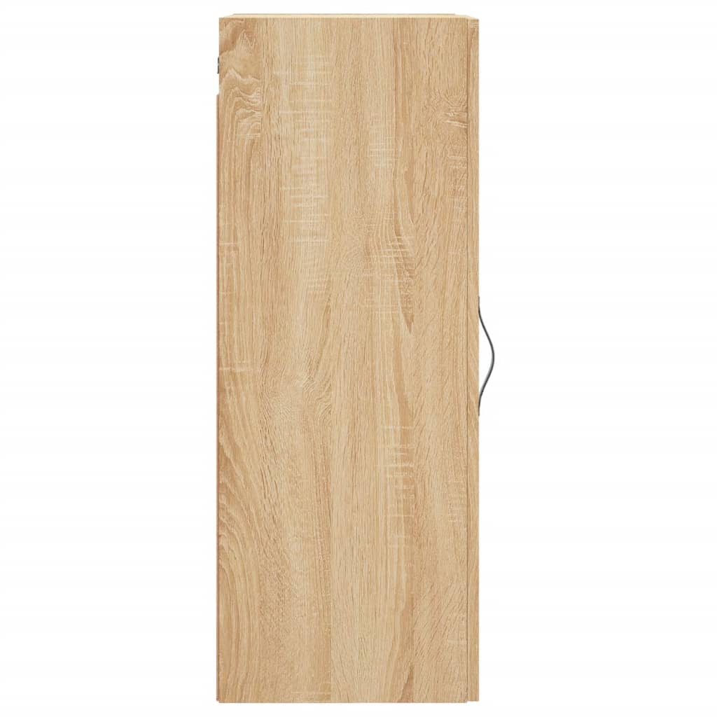 vidaXL Wall Mounted Cabinet Sonoma Oak 34.5x34x90 cm Engineered Wood