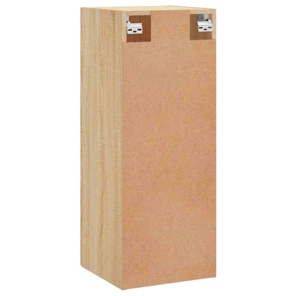 vidaXL Wall Mounted Cabinet Sonoma Oak 34.5x34x90 cm Engineered Wood