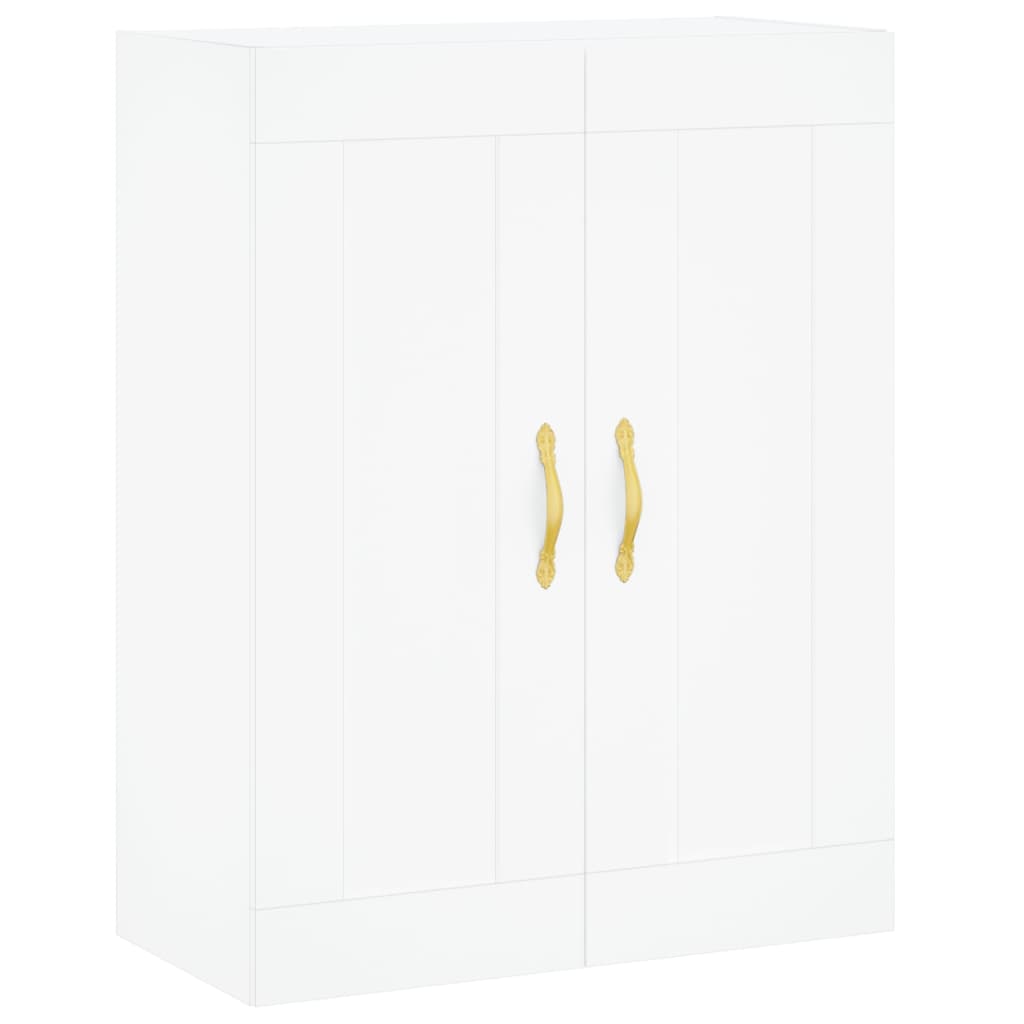 vidaXL Wall Mounted Cabinet White 69,5x34x90 cm Engineered Wood