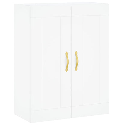 vidaXL Wall Mounted Cabinet White 69,5x34x90 cm Engineered Wood
