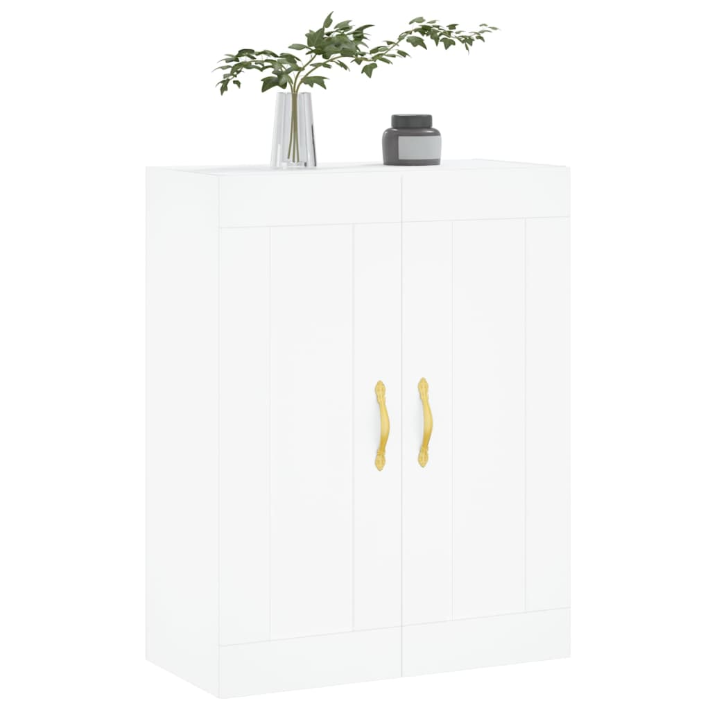 vidaXL Wall Mounted Cabinet White 69,5x34x90 cm Engineered Wood