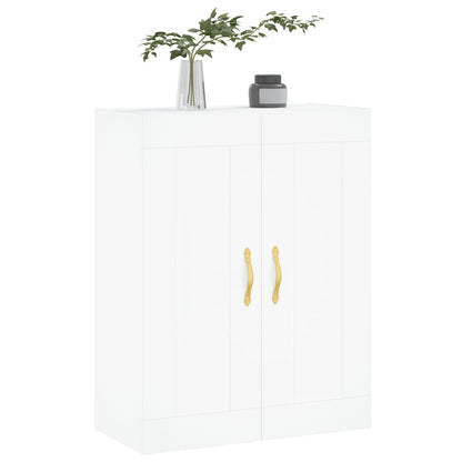 vidaXL Wall Mounted Cabinet White 69,5x34x90 cm Engineered Wood