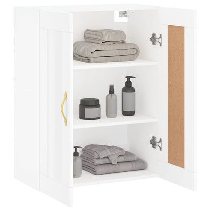 vidaXL Wall Mounted Cabinet White 69,5x34x90 cm Engineered Wood