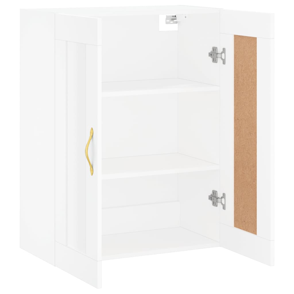vidaXL Wall Mounted Cabinet White 69,5x34x90 cm Engineered Wood
