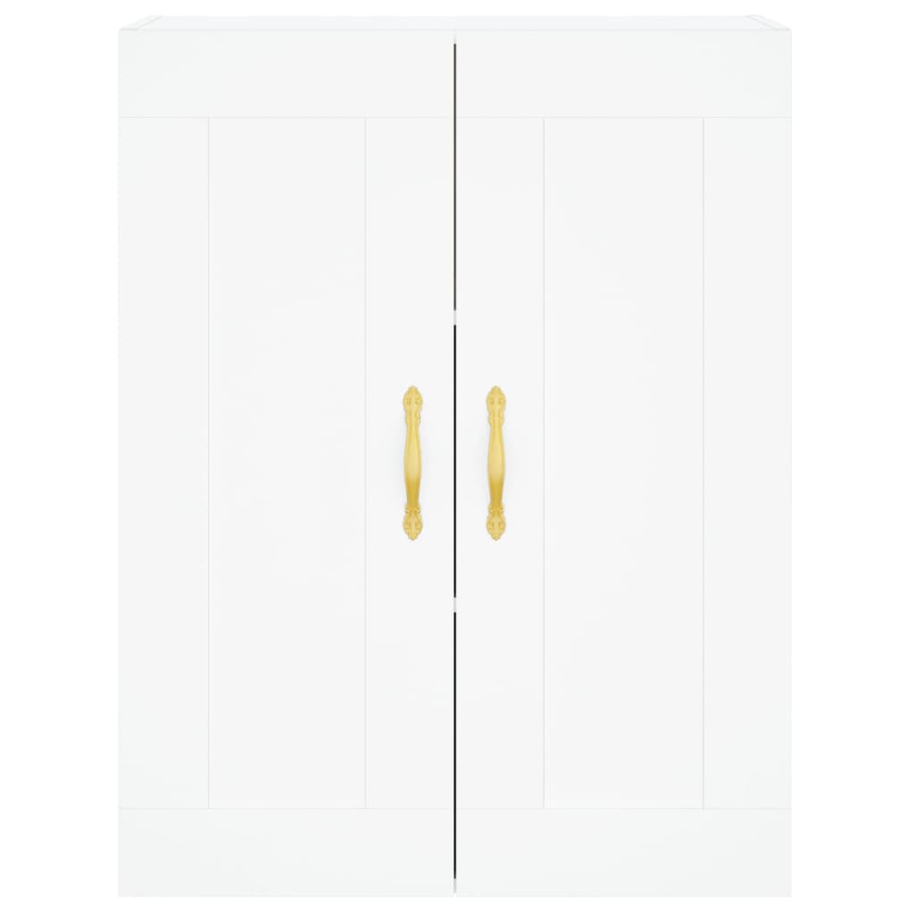 vidaXL Wall Mounted Cabinet White 69,5x34x90 cm Engineered Wood