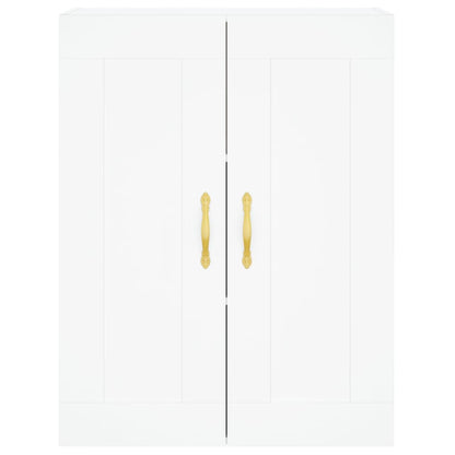 vidaXL Wall Mounted Cabinet White 69,5x34x90 cm Engineered Wood