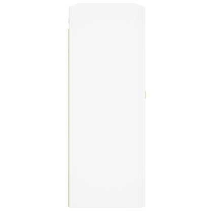 vidaXL Wall Mounted Cabinet White 69,5x34x90 cm Engineered Wood