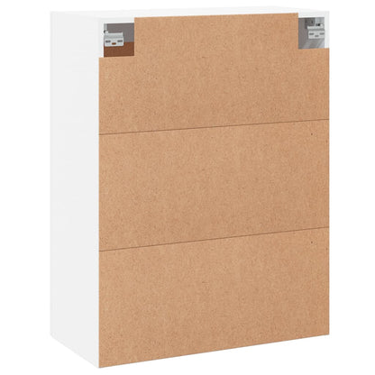 vidaXL Wall Mounted Cabinet White 69,5x34x90 cm Engineered Wood