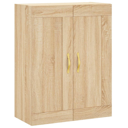 vidaXL Wall Mounted Cabinet Sonoma Oak 69,5x34x90 cm Engineered Wood