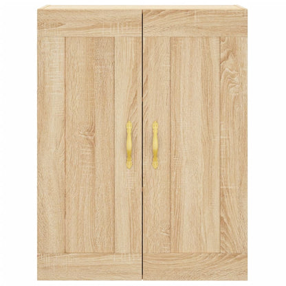 vidaXL Wall Mounted Cabinet Sonoma Oak 69,5x34x90 cm Engineered Wood