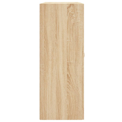 vidaXL Wall Mounted Cabinet Sonoma Oak 69,5x34x90 cm Engineered Wood