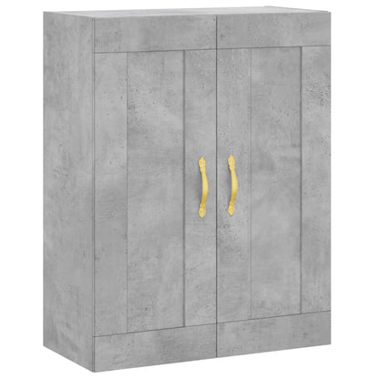 vidaXL Wall Mounted Cabinet Concrete Grey 69.5x34x90cm Engineered Wood