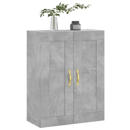 vidaXL Wall Mounted Cabinet Concrete Grey 69.5x34x90cm Engineered Wood