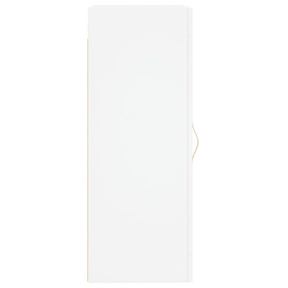 vidaXL Wall Mounted Cabinet White 34.5x34x90 cm Engineered Wood
