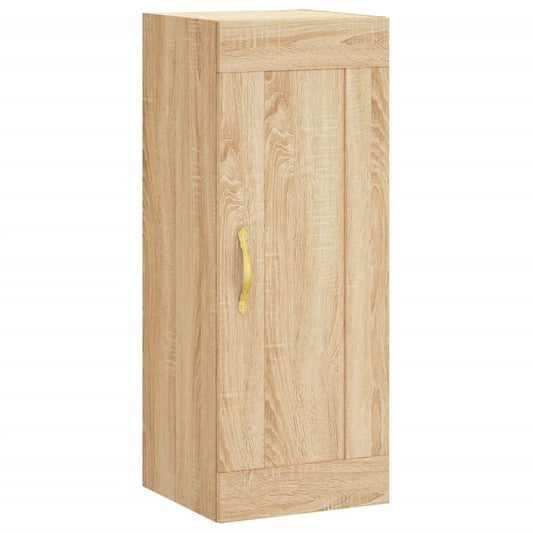 vidaXL Wall Mounted Cabinet Sonoma Oak 34.5x34x90 cm Engineered Wood