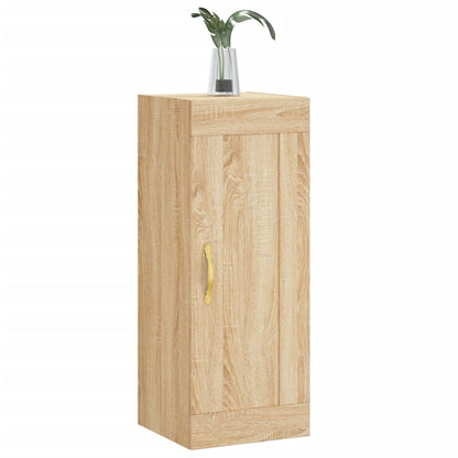 vidaXL Wall Mounted Cabinet Sonoma Oak 34.5x34x90 cm Engineered Wood