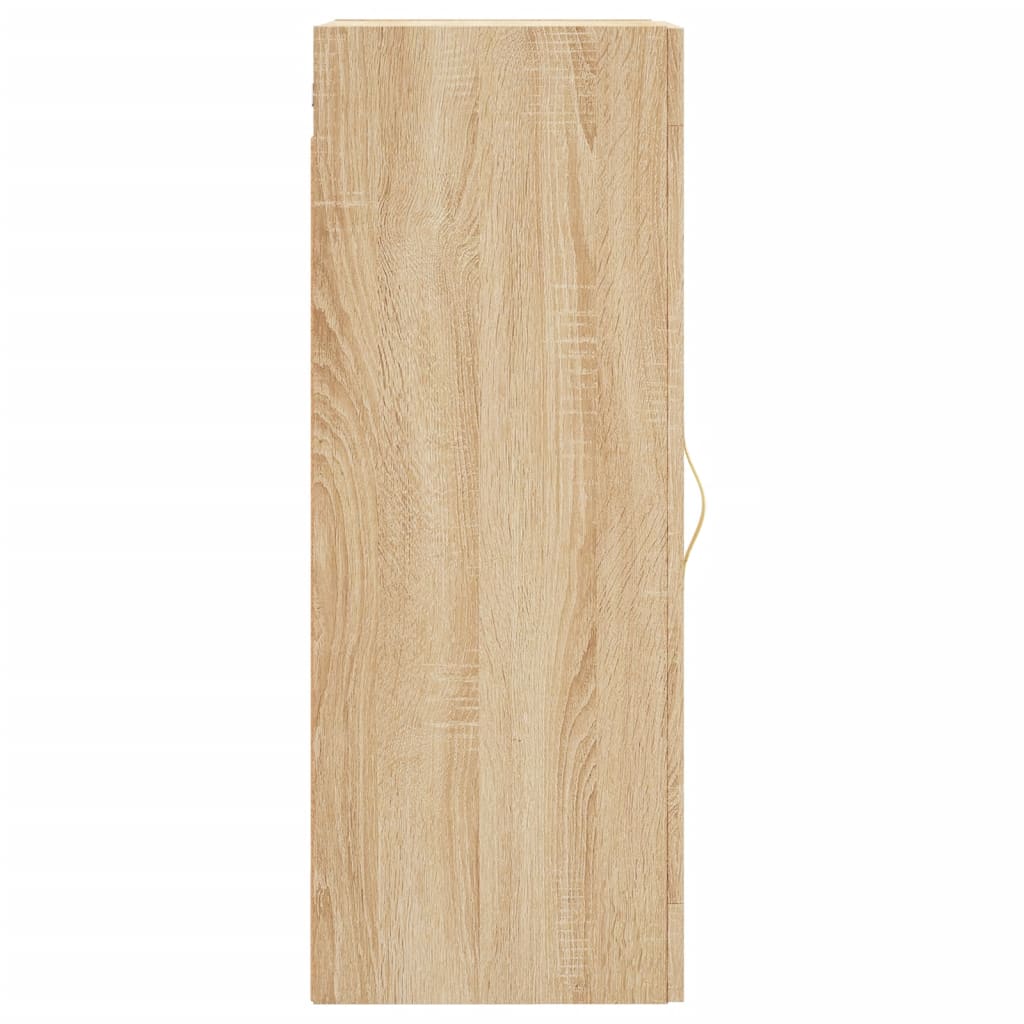 vidaXL Wall Mounted Cabinet Sonoma Oak 34.5x34x90 cm Engineered Wood