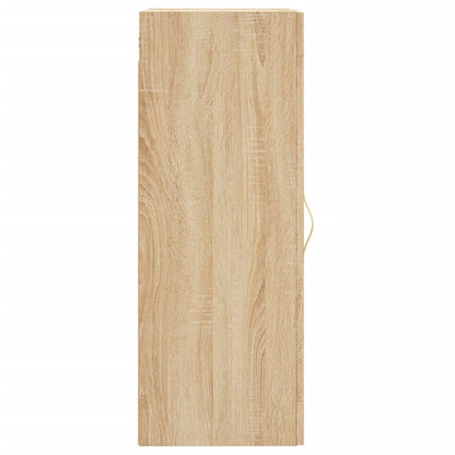 vidaXL Wall Mounted Cabinet Sonoma Oak 34.5x34x90 cm Engineered Wood