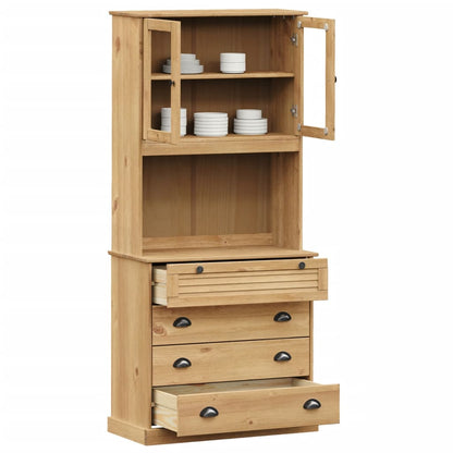 vidaXL Highboard "VIGO" 80x40x176 cm Solid Wood Pine