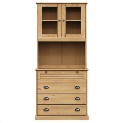 vidaXL Highboard "VIGO" 80x40x176 cm Solid Wood Pine
