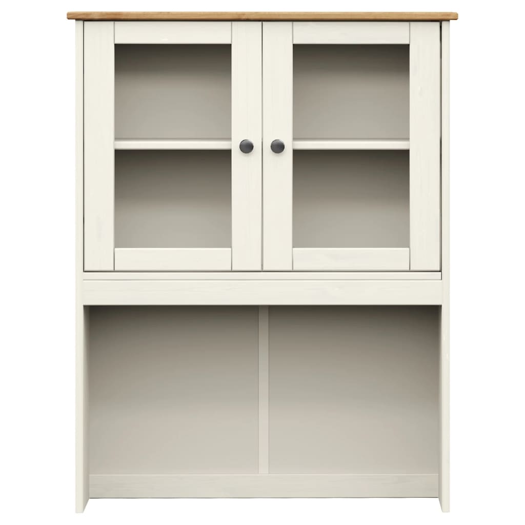 vidaXL Highboard VIGO White 80x40x176 cm Solid Wood Pine