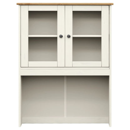 vidaXL Highboard VIGO White 80x40x176 cm Solid Wood Pine
