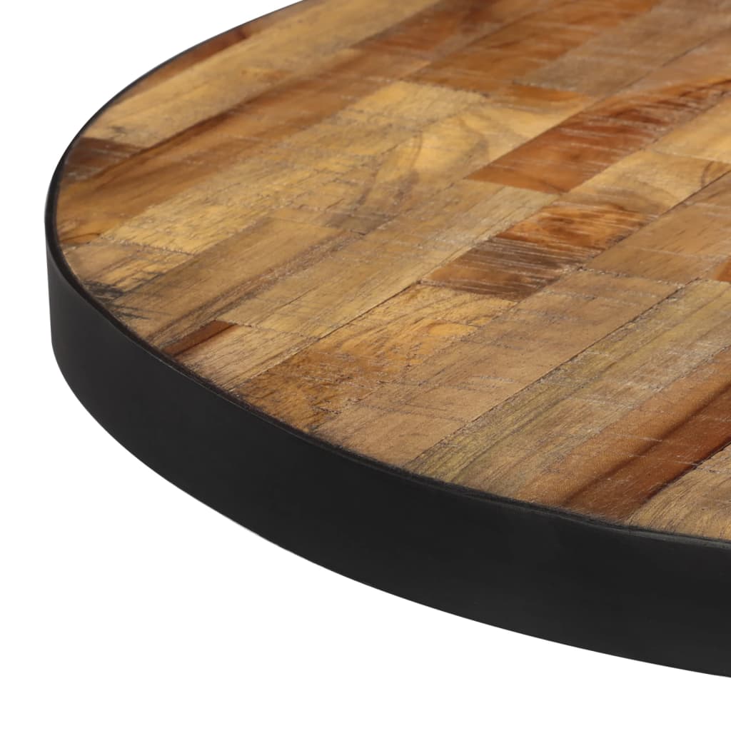 vidaXL Coffee Table Round Ø55x40 cm Solid Reclaimed Teak