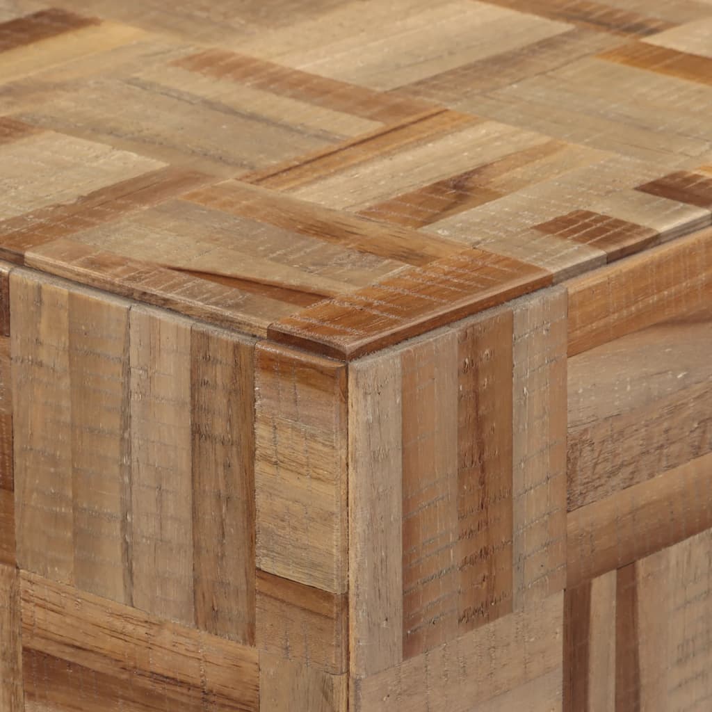 vidaXL Console Table 110x34x80 cm Solid Reclaimed Teak