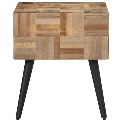 vidaXL Side Table 40x40x45 cm Solid Reclaimed Teak