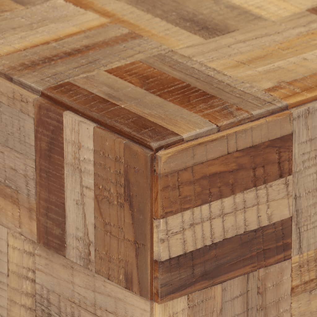 vidaXL Side Table 40x40x45 cm Solid Reclaimed Teak