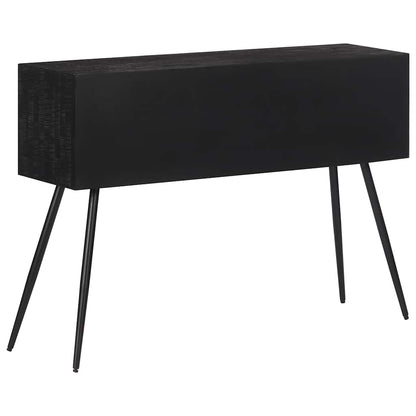 vidaXL Console Table with Drawers 116x30x76 cm Solid Reclaimed Teak