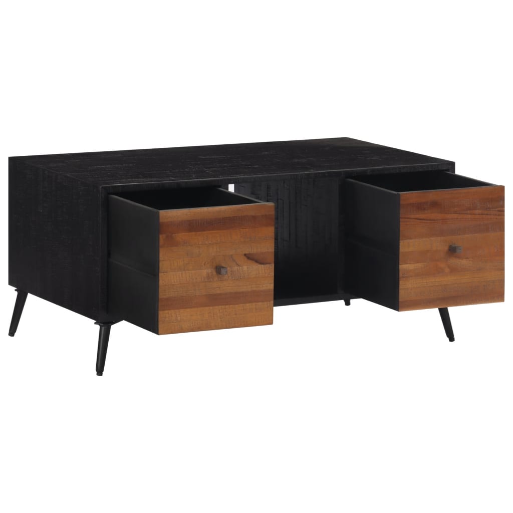 vidaXL Coffee Table 90x50x41 cm Solid Reclaimed Teak