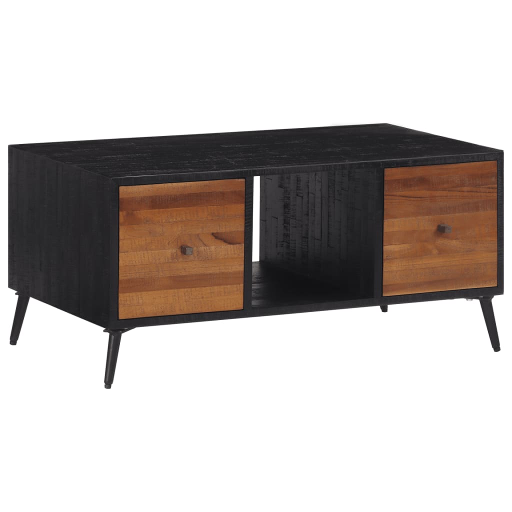 vidaXL Coffee Table 90x50x41 cm Solid Reclaimed Teak