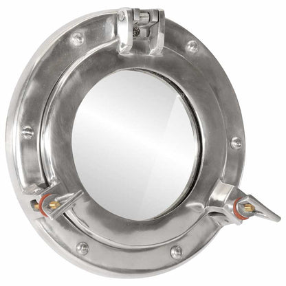 vidaXL Porthole Mirror Wall Hanging Ø23 cm Aluminium and Glass