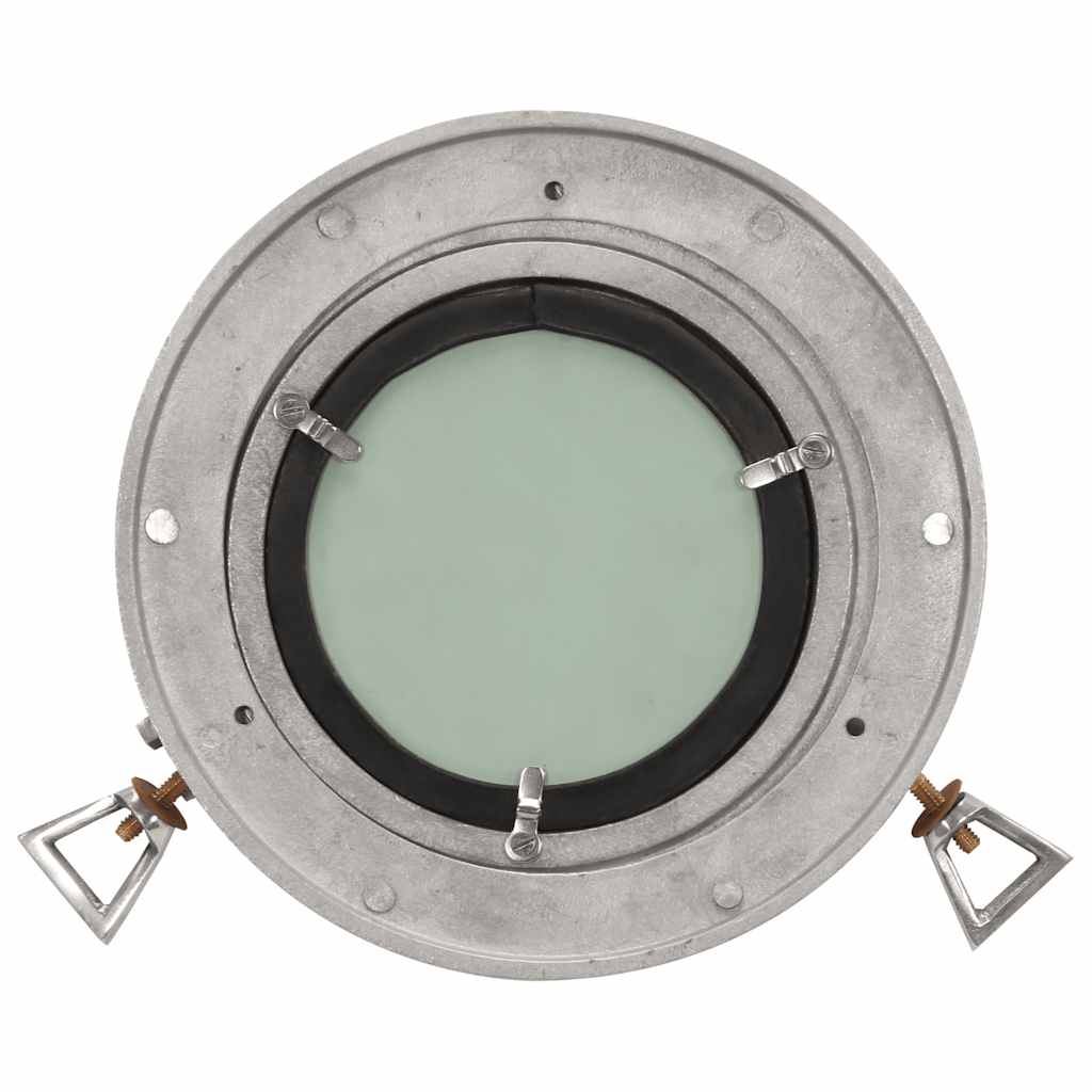 vidaXL Porthole Mirror Wall Hanging Ø23 cm Aluminium and Glass