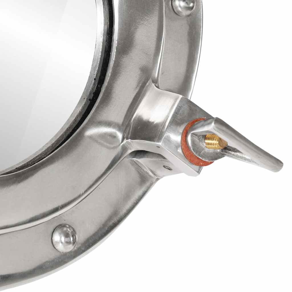 vidaXL Porthole Mirror Wall Hanging Ø23 cm Aluminium and Glass