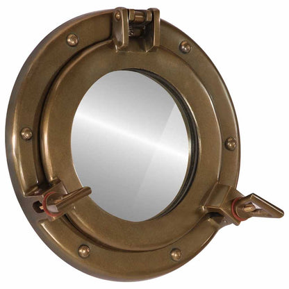 vidaXL Porthole Mirror Wall Hanging Ø23 cm Aluminium and Glass