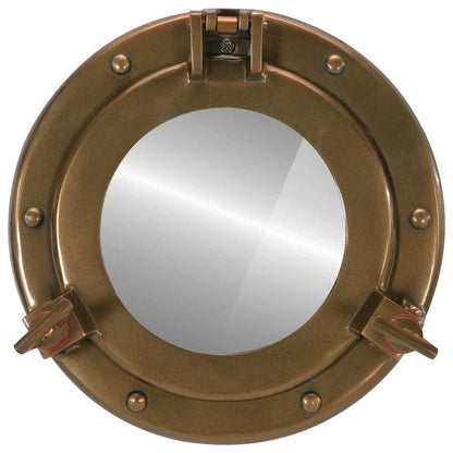 vidaXL Porthole Mirror Wall Hanging Ø23 cm Aluminium and Glass