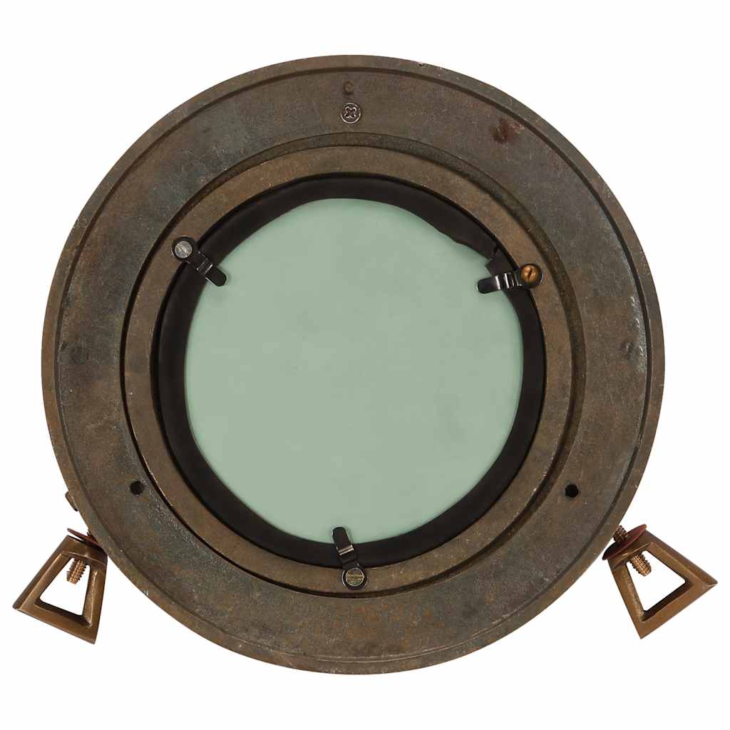 vidaXL Porthole Mirror Wall Hanging Ø23 cm Aluminium and Glass