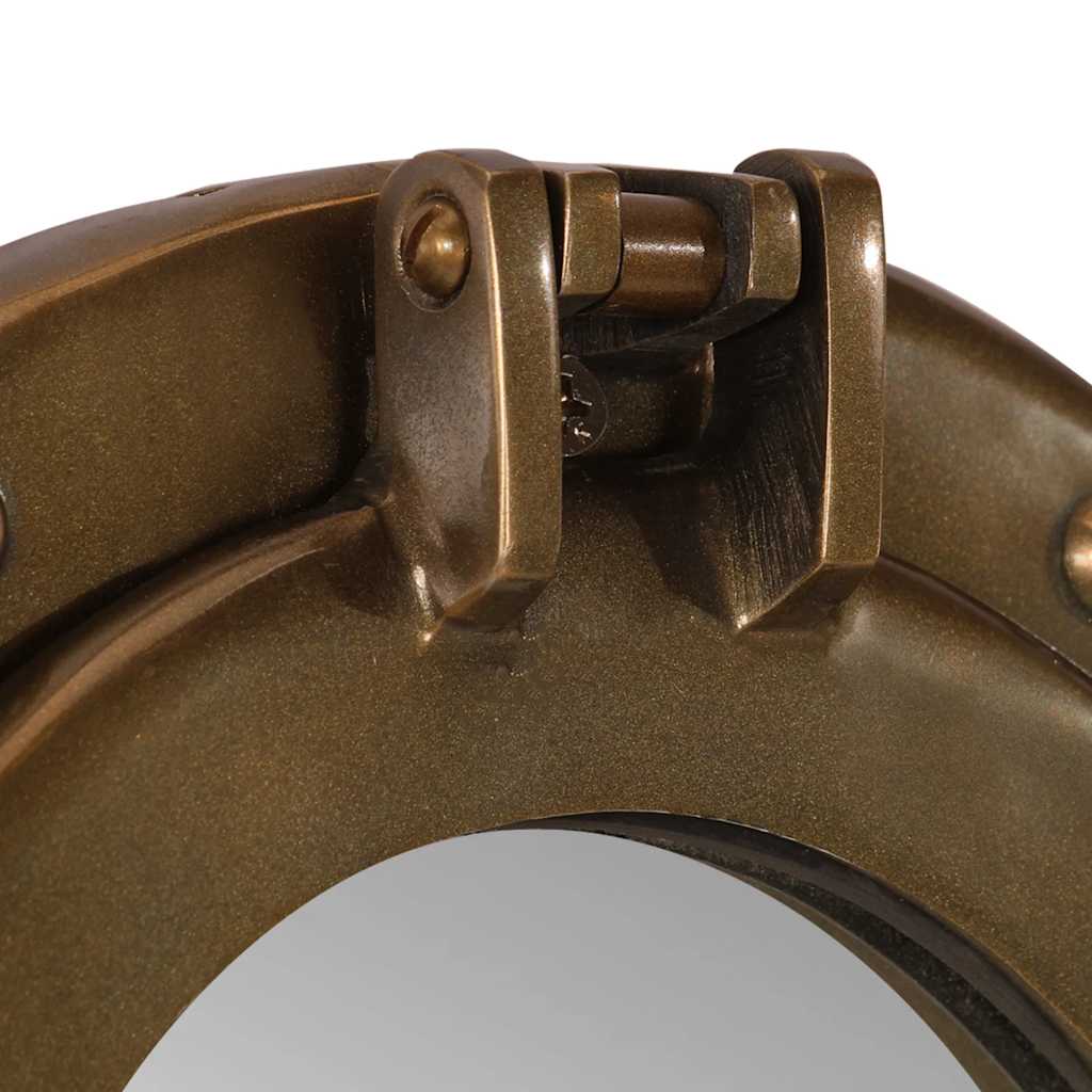 vidaXL Porthole Mirror Wall Hanging Ø23 cm Aluminium and Glass