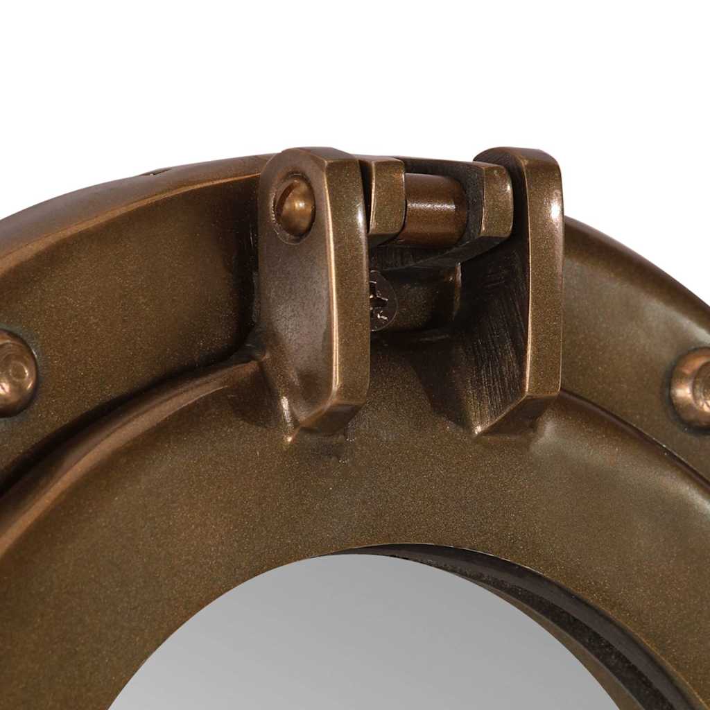 vidaXL Porthole Mirror Wall Hanging Ø30 cm Aluminium and Glass