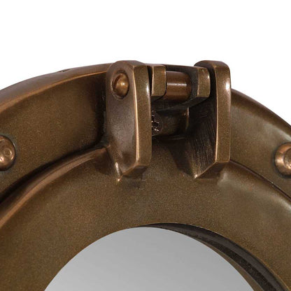 vidaXL Porthole Mirror Wall Hanging Ø30 cm Aluminium and Glass