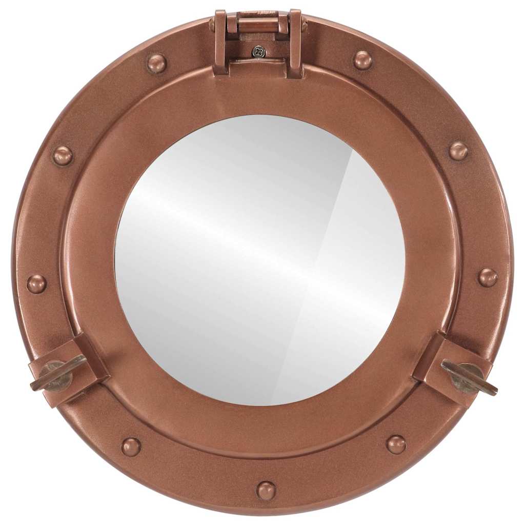 vidaXL Porthole Mirror Wall Hanging Ø30 cm Aluminium and Glass