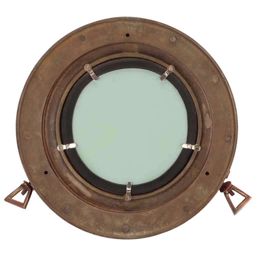 vidaXL Porthole Mirror Wall Hanging Ø30 cm Aluminium and Glass