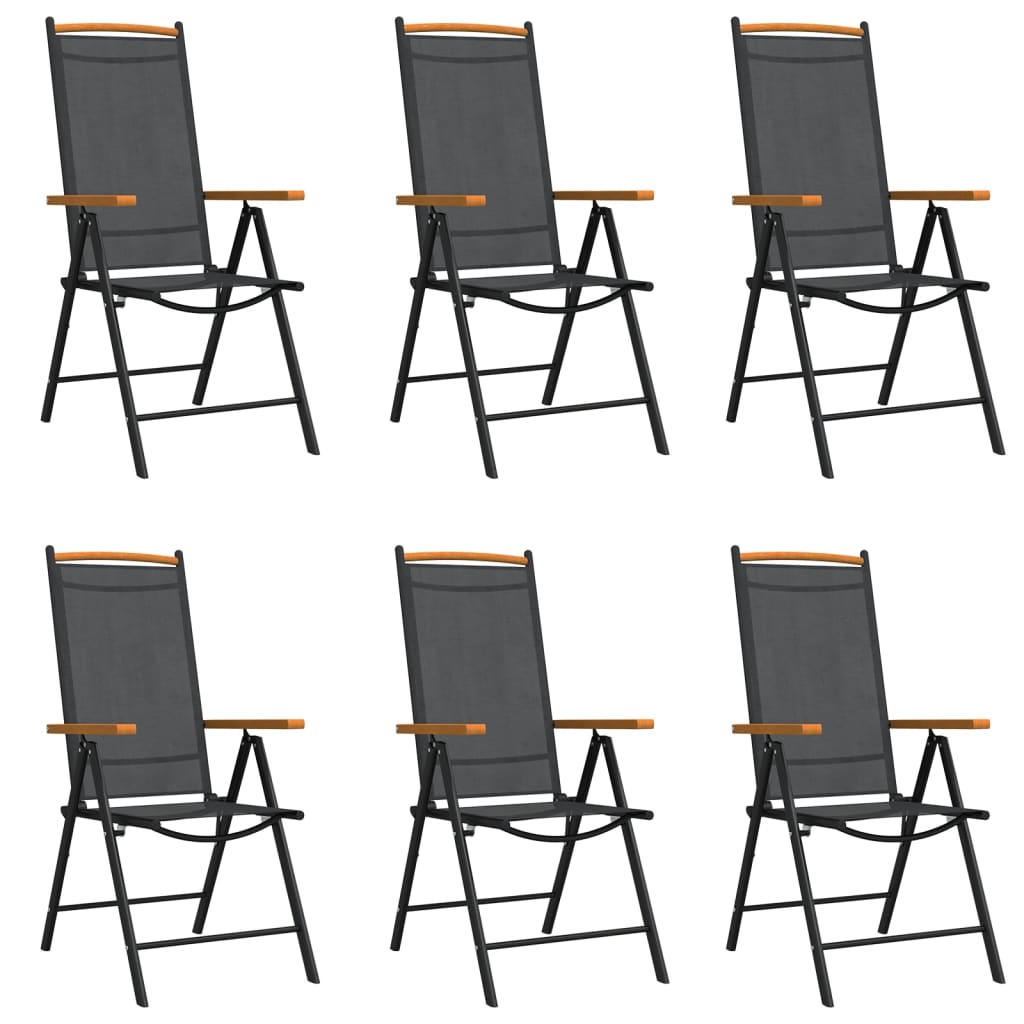 vidaXL Garden Dining Set | Black, Brown